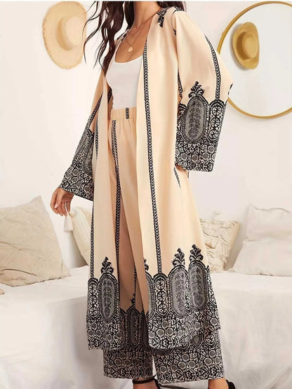 Trendsi long sleeve cardigan