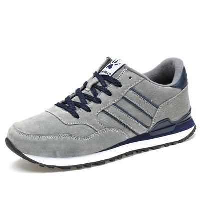 Leather sneakers men casual shoes students - Daily Goods
