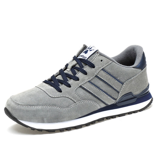 Leather sneakers men casual shoes students - Daily Goods