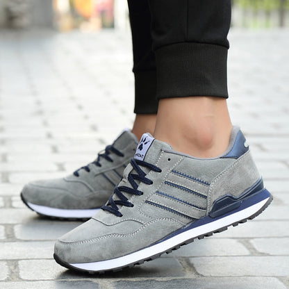Leather sneakers men casual shoes students - Daily Goods