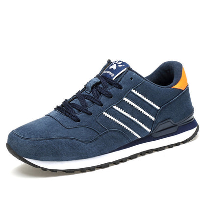 Leather sneakers men casual shoes students - Daily Goods