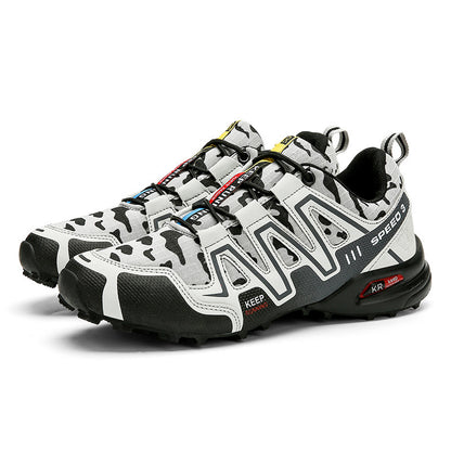 Men Hiking Shoes Climbing Male Sports Shoes Work Safety Toe Tactical Non-Slip Durable Trekking Sneakers Mens Footwear - Daily Goods