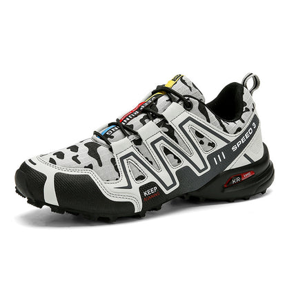 Men Hiking Shoes Climbing Male Sports Shoes Work Safety Toe Tactical Non-Slip Durable Trekking Sneakers Mens Footwear - Daily Goods