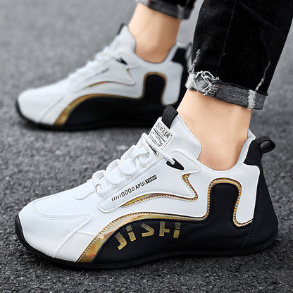 Fashion Colorblock Lace-up Sneakers For Men Breathable Low-top Dad Shoes Running Walking Sports Shoes - Daily Goods