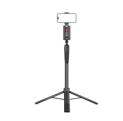 360° Rotatable Phone Stabilizer with Dual Fill Lights & Tripod – Universal, Black - Daily Goods