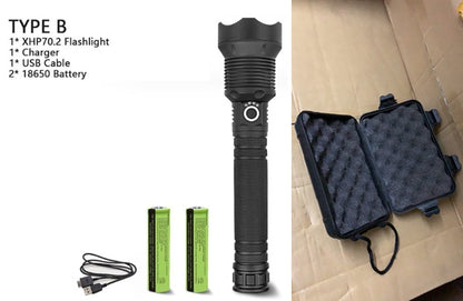 XHP70.2 Powerful Usb Led Flashlight - Daily Goods