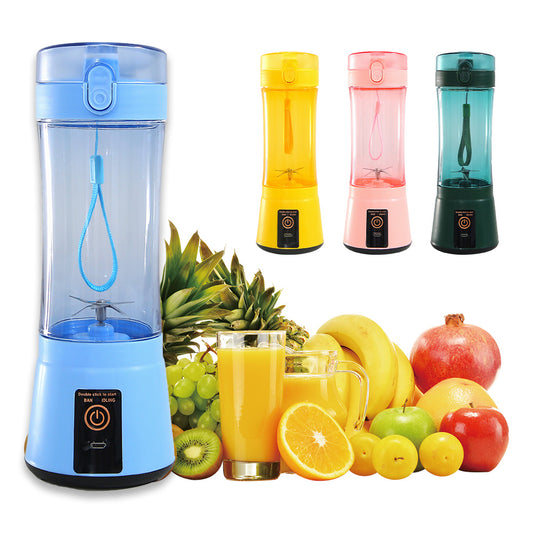 Portable Electric Fruit Juicer Wireless USB Rechargeable Mini Mixer Multifunction Summer Smoothie Blender Machine Kitchen Supplies - Daily Goods