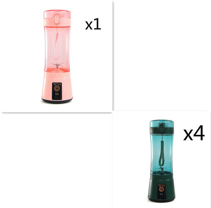Portable Electric Fruit Juicer Wireless USB Rechargeable Mini Mixer Multifunction Summer Smoothie Blender Machine Kitchen Supplies - Daily Goods