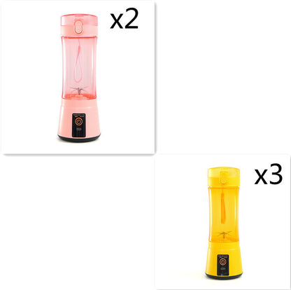 Portable Electric Fruit Juicer Wireless USB Rechargeable Mini Mixer Multifunction Summer Smoothie Blender Machine Kitchen Supplies - Daily Goods