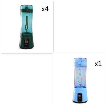Portable Electric Fruit Juicer Wireless USB Rechargeable Mini Mixer Multifunction Summer Smoothie Blender Machine Kitchen Supplies - Daily Goods