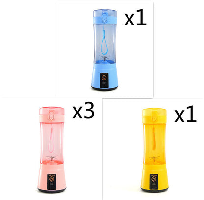 Portable Electric Fruit Juicer Wireless USB Rechargeable Mini Mixer Multifunction Summer Smoothie Blender Machine Kitchen Supplies - Daily Goods
