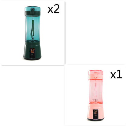 Portable Electric Fruit Juicer Wireless USB Rechargeable Mini Mixer Multifunction Summer Smoothie Blender Machine Kitchen Supplies - Daily Goods
