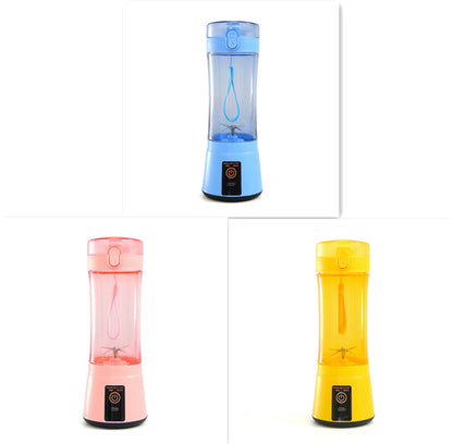 Portable Electric Fruit Juicer Wireless USB Rechargeable Mini Mixer Multifunction Summer Smoothie Blender Machine Kitchen Supplies - Daily Goods