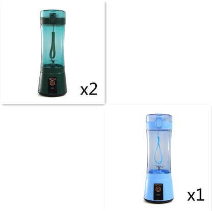 Portable Electric Fruit Juicer Wireless USB Rechargeable Mini Mixer Multifunction Summer Smoothie Blender Machine Kitchen Supplies - Daily Goods