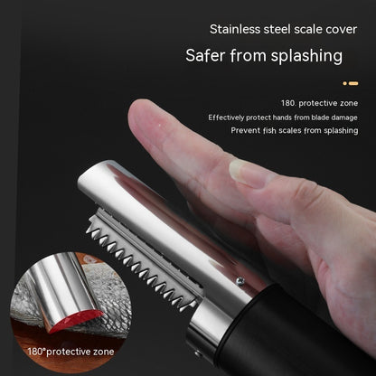 Electric Razor Fish Scaler Machine Handheld Charging Planing And Scraping Artifact - Daily Goods