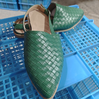 European And American Baotou Flat Sandals With Buckle - Daily Goods