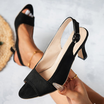 Spring And Summer New Pointed Toe Stiletto High Heel Sandal - Daily Goods