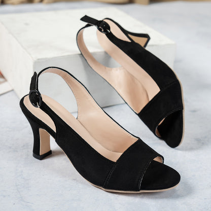 Spring And Summer New Pointed Toe Stiletto High Heel Sandal - Daily Goods