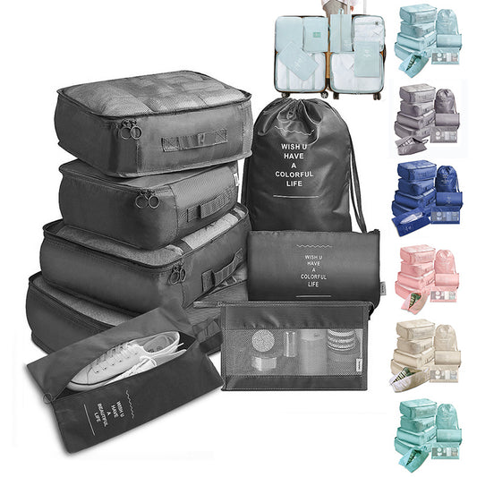 Multi Set Luggage Divider Bag Travel Storage Clothes Organizer Packing Cube Bag - Daily Goods