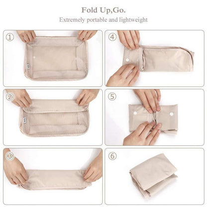 Multi Set Luggage Divider Bag Travel Storage Clothes Organizer Packing Cube Bag - Daily Goods