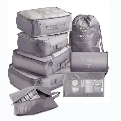 Multi Set Luggage Divider Bag Travel Storage Clothes Organizer Packing Cube Bag - Daily Goods