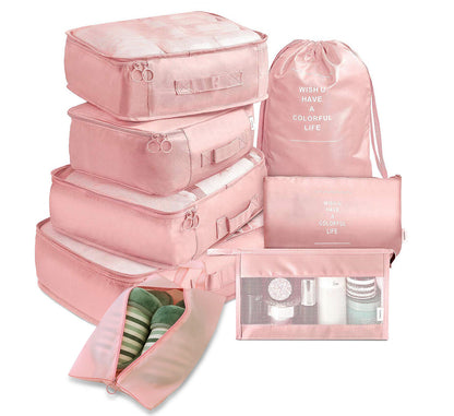 Multi Set Luggage Divider Bag Travel Storage Clothes Organizer Packing Cube Bag - Daily Goods